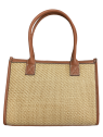 Mac Douglas SPARKS-FANTASIA/S - RAPHIA/TEP - mac douglas-fantasia-sparks shopping sac-a-main-shopping-toile-ou-cuir