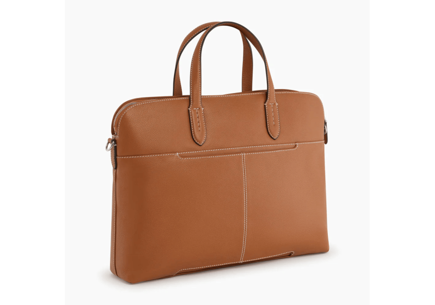 Le Tanneur TSOP4002 - CUIR DE VACHETTE - TA porte documents 1 soufflet 15" Sac business