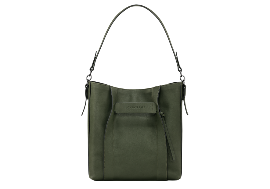 Longchamp 10225HCV - CUIR DE VEAU - KAKI sac besace m longchamp 3d Sacs à mains