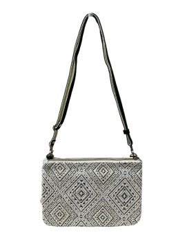 Mila Louise NATASHA LOS - POLYESTER/CUIR - N mila louise-natasha los-porté travers Sacs à mains