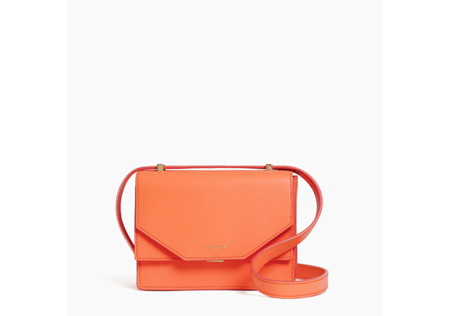 Le Tanneur TNAY1230 - CUIR DE VACHETTE - PÊ le tanneur- naya- porté travers rabat Sacs à mains