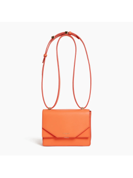 Le Tanneur TNAY1230 - CUIR DE VACHETTE - PÊ le tanneur- naya- porté travers rabat Sacs à mains