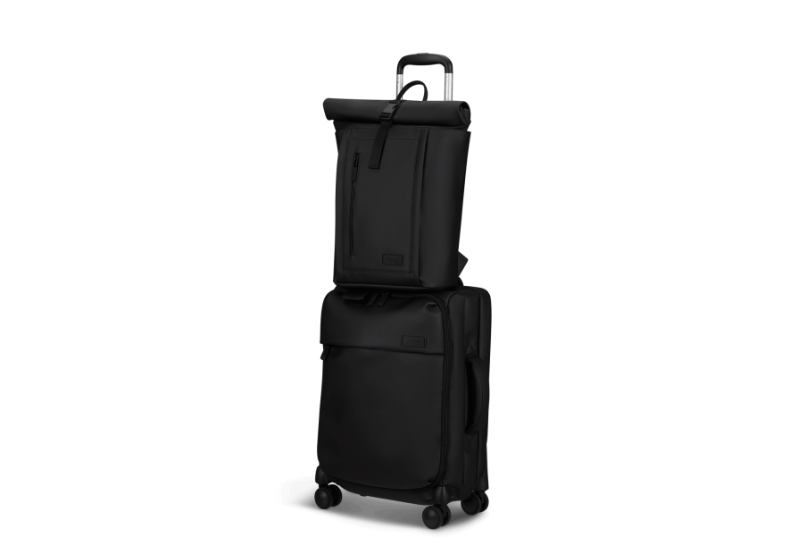 lipault 146994 - TOILE ENDUITE - NOIR sac à dos roll up lost in berlin Loisirs