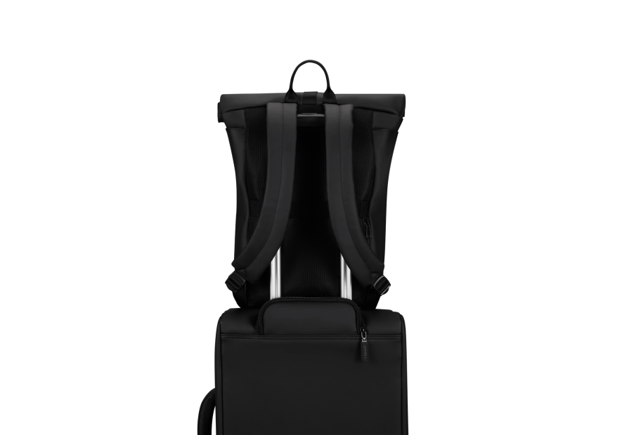 lipault 146994 - TOILE ENDUITE - NOIR sac à dos roll up lost in berlin Loisirs