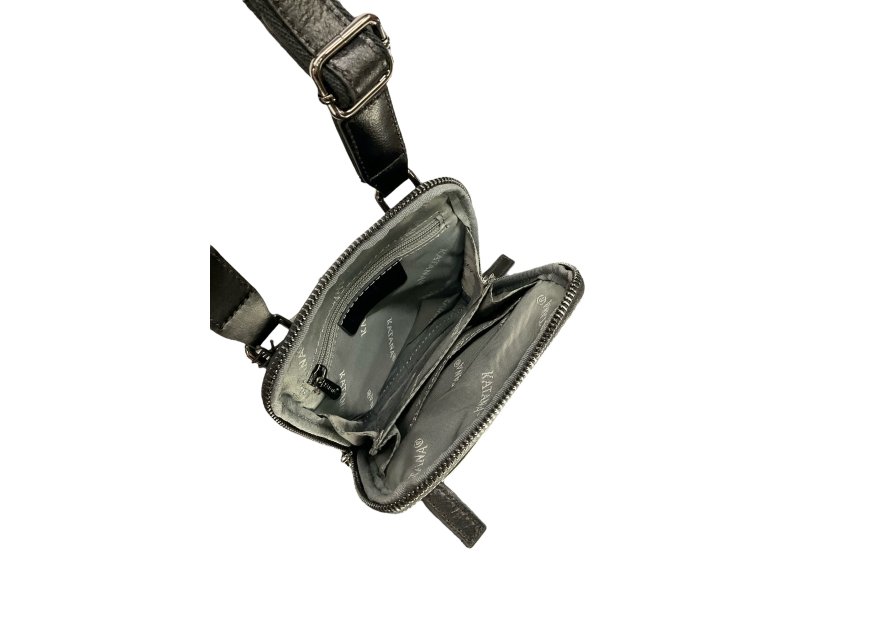 Katana 98660 - CUIR DE VACHETTE - NOIR katana-98-sac h mini sac h zip