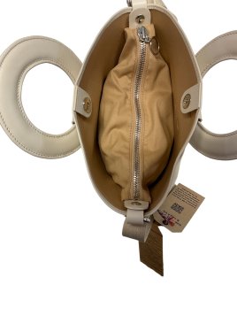 Les Ateliers Foures 0104 - CUIR DE VACHETTE - CRAIE sac porté main olympe mini Sacs à mains