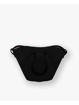 Les Ateliers Foures 0104 - CUIR DE VACHETTE - NOIR sac porté main olympe mini Sacs à mains