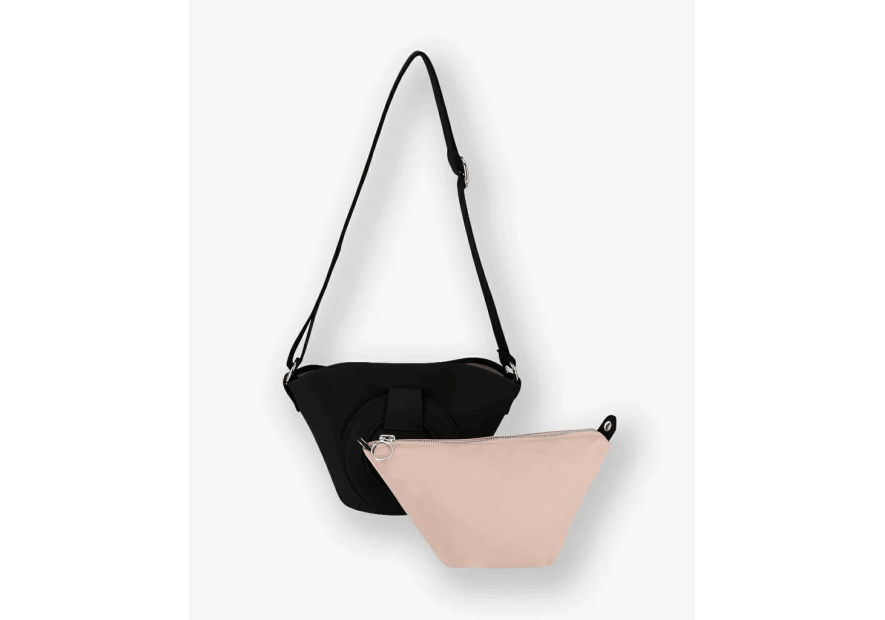 Les Ateliers Foures 0104 - CUIR DE VACHETTE - NOIR sac porté main olympe mini Sacs à mains