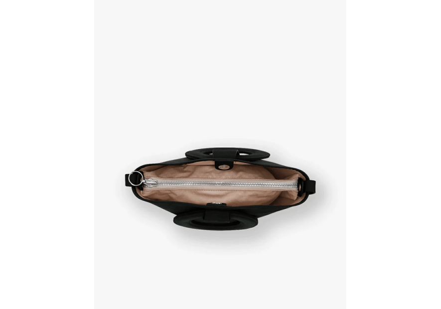 Les Ateliers Foures 0104 - CUIR DE VACHETTE - NOIR sac porté main olympe mini Sacs à mains