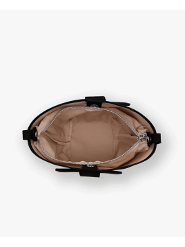 Les Ateliers Foures 0104 - CUIR DE VACHETTE - NOIR sac porté main olympe mini Sacs à mains