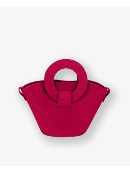 Les Ateliers Foures 0104 - CUIR DE VACHETTE - HIBISC sac porté main olympe mini Sacs à mains