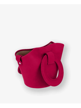 Les Ateliers Foures 0104 - CUIR DE VACHETTE - HIBISC sac porté main olympe mini Sacs à mains