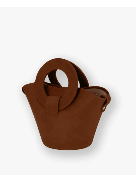 Les Ateliers Foures 0104 - CUIR DE VACHETTE - FAUVE sac porté main olympe mini sacs-a-mains