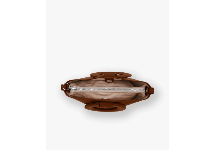 Les Ateliers Foures 0104 - CUIR DE VACHETTE - FAUVE sac porté main olympe mini Sacs à mains