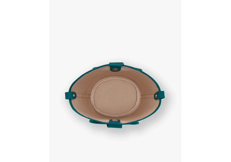 Les Ateliers Foures 0104 - CUIR DE VACHETTE - LAGON sac porté main olympe mini Sacs à mains