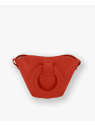 Les Ateliers Foures 0104 - CUIR DE VACHETTE - ORANGE sac porté main olympe mini sacs-a-mains