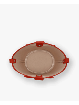 Les Ateliers Foures 0104 - CUIR DE VACHETTE - ORANGE sac porté main olympe mini Sacs à mains