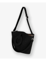 Les Ateliers Foures 0604 - CUIR DE VACHETTE - NOIR les ateliers fourès- olympe- porté travers maxi sac-a-main-shopping-toile-ou-cuir