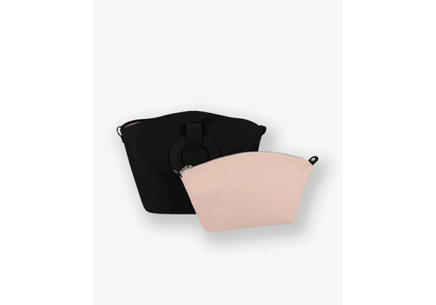 Les Ateliers Foures 0604 - CUIR DE VACHETTE - NOIR les ateliers fourès- olympe- porté travers maxi shopping