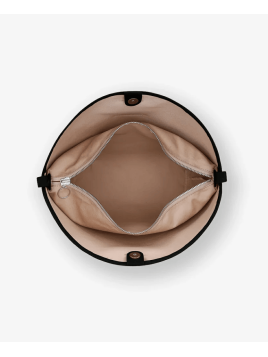 Les Ateliers Foures 0604 - CUIR DE VACHETTE - NOIR les ateliers fourès- olympe- porté travers maxi shopping