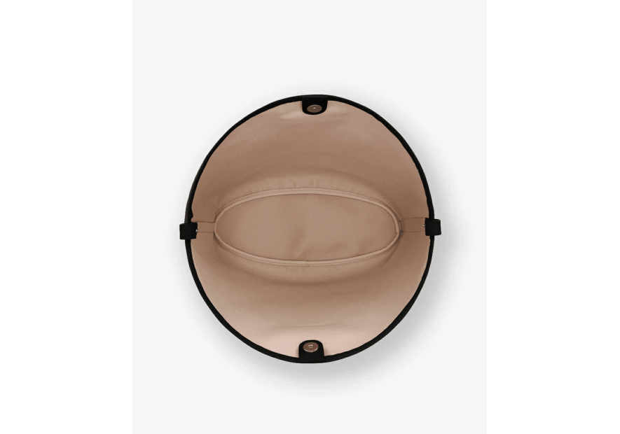 Les Ateliers Foures 0604 - CUIR DE VACHETTE - NOIR les ateliers fourès- olympe- porté travers maxi shopping