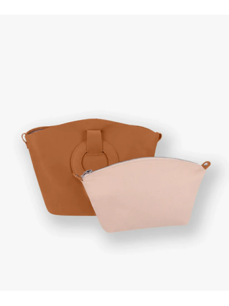 Les Ateliers Foures 0604 - CUIR DE VACHETTE - LION les ateliers fourès- olympe- porté travers maxi sac-a-main-shopping-toile-ou-cuir