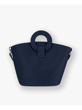 Les Ateliers Foures 0604 - CUIR DE VACHETTE - NUIT les ateliers fourès- olympe- porté travers maxi shopping