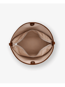 Les Ateliers Foures 0604 - CUIR DE VACHETTE - FAUVE les ateliers fourès- olympe- porté travers maxi shopping