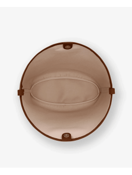 Les Ateliers Foures 0604 - CUIR DE VACHETTE - FAUVE les ateliers fourès- olympe- porté travers maxi shopping