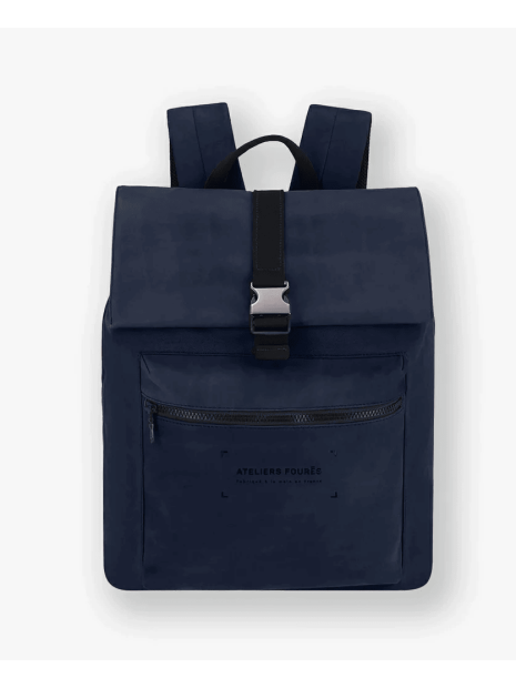 Les Ateliers Foures R444 - TOILE DE COTON ET CUIR -  les ateliers fourès- aristote- sac à dos loisirs