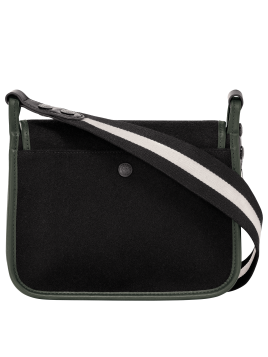 Longchamp 10135/HFN - LAINE /CUIR - NOIR sac bandoulière m le foulonné Sacs à mains