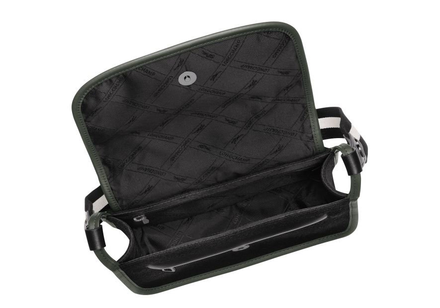 Longchamp 10135/HFN - LAINE /CUIR - NOIR sac bandoulière m le foulonné Sacs à mains