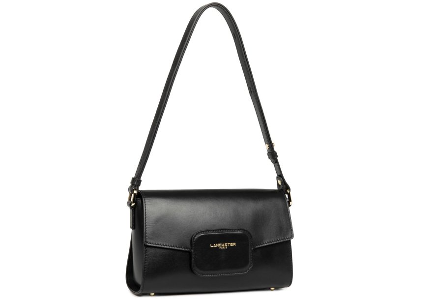 Lancaster 480-054 - CUIR DE VACHETTE - NOI sac trotteur paris pad Sacs à mains