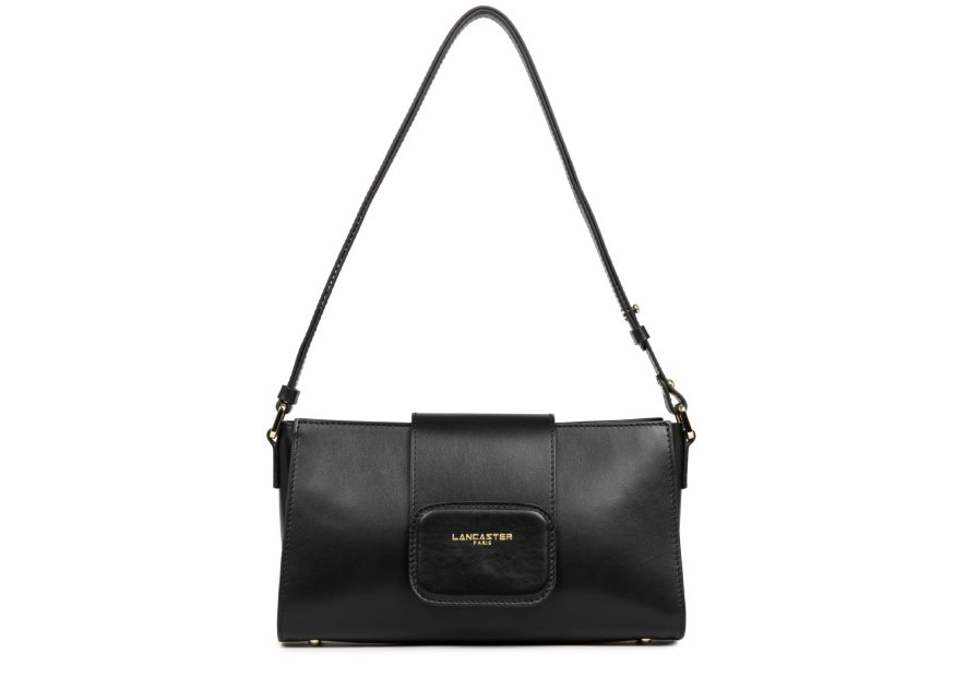 Lancaster 480-055 - CUIR DE VACHETTE - NOI sac trotteur paris pad Sacs à mains