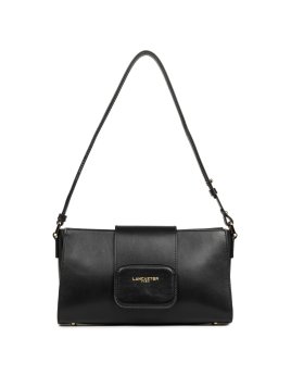 Lancaster 480-055 - CUIR DE VACHETTE - NOI sac trotteur paris pad Sacs à mains