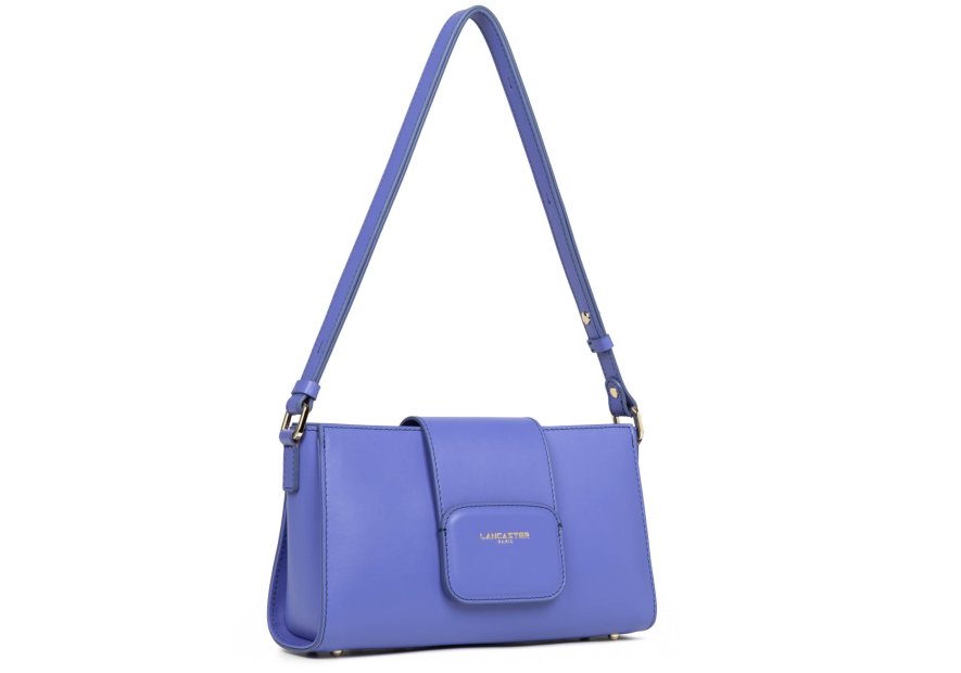 Lancaster 480-055 - CUIR DE VACHETTE - BLE sac trotteur paris pad Sacs à mains