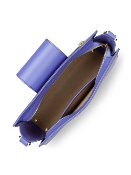 Lancaster 480-055 - CUIR DE VACHETTE - BLE sac trotteur paris pad Sacs à mains