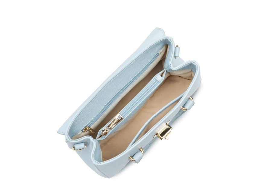 Lancaster 547-77 - CUIR DE VACHETTE - BLEU sac à main milano cosmos Sacs à mains