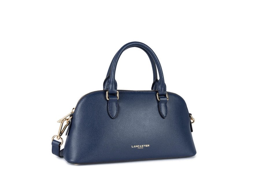 Lancaster 538-003 - CUIR DE VACHETTE - BLE grand sac demi lune sierra jia Sacs à mains