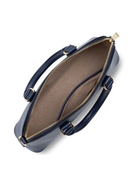 Lancaster 538-003 - CUIR DE VACHETTE - BLE grand sac demi lune sierra jia Sacs à mains