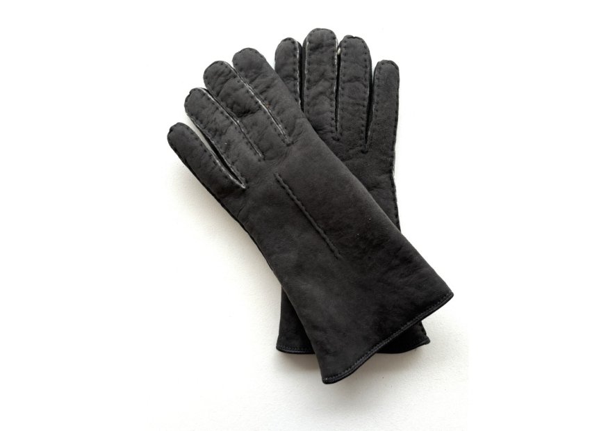 Poujade 55/06 - CUIR D'AGNEAU - NOIR gants femme curly anastasia gants femme