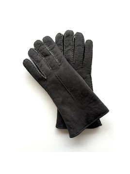 Poujade 55/06 - CUIR D'AGNEAU - NOIR gants femme curly anastasia gants femme
