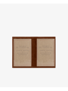 Les Ateliers Foures 9244 - CUIR DE VACHETTE - FAUVE porte papiers les ateliers fourès hypérion porte cartes