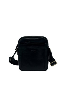 Gerard Henon 2270 - CUIR DE VACHETTE - NOIR sacoche porté travers henon sac h zip