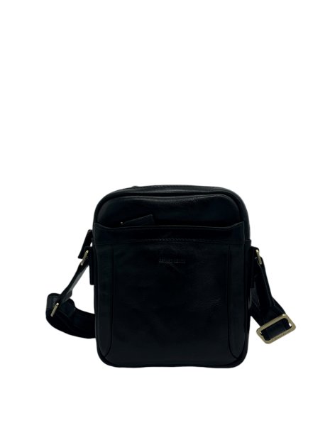 Gerard Henon 2270 - CUIR DE VACHETTE - NOIR sacoche porté travers henon sac-h-zip