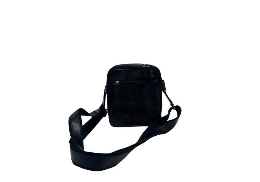 Gerard Henon 2270 - CUIR DE VACHETTE - NOIR sacoche porté travers henon sac h zip