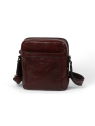 Gerard Henon 2270 - CUIR DE VACHETTE - MARRON sacoche porté travers henon sac-h-zip