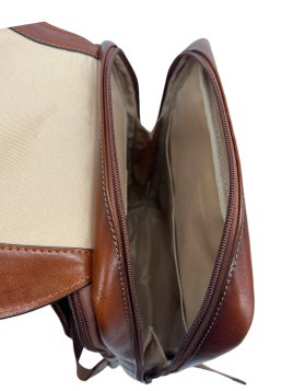 Gerard Henon 2269 - CUIR DE VACHETTE - MARRON sac à dos à rabat Loisirs