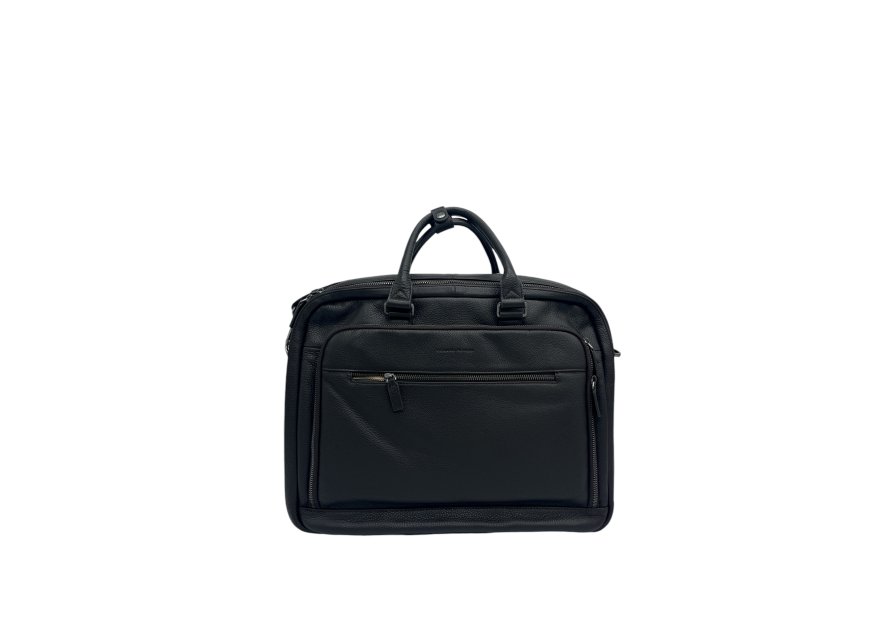 Gerard Henon 6987 - CUIR DE VACHETTE - CHOCO porte document de voyage Sac business