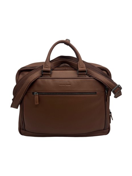Gerard Henon 6987 - CUIR DE VACHETTE - MARRON porte document de voyage sac-business